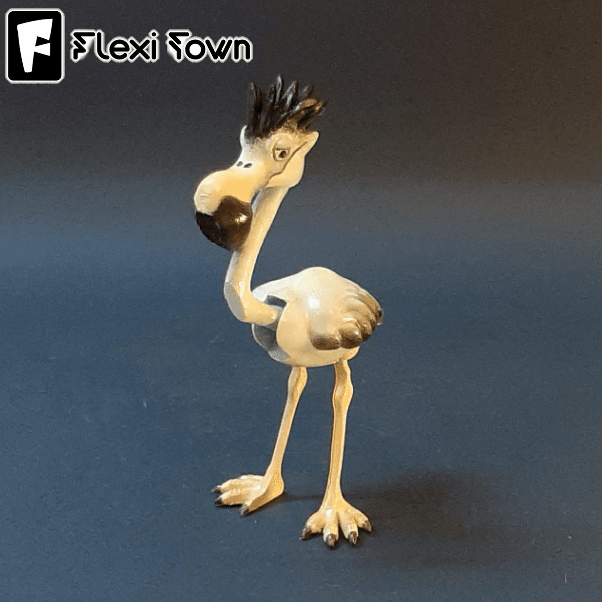 Flexi Print-in-Place Flamingo 3d model