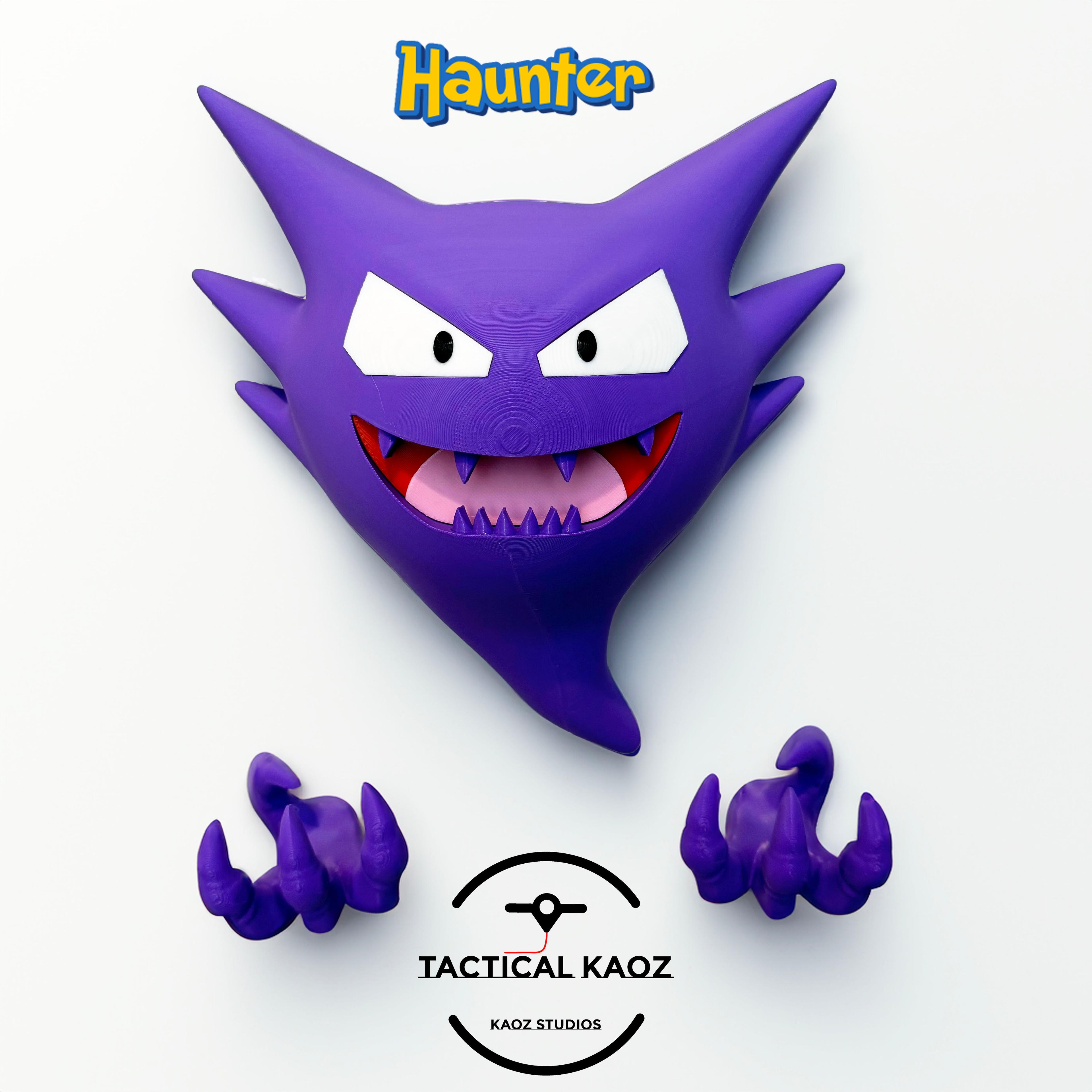 Haunter Pokemon Wall Mounted - Parted Out  3d model