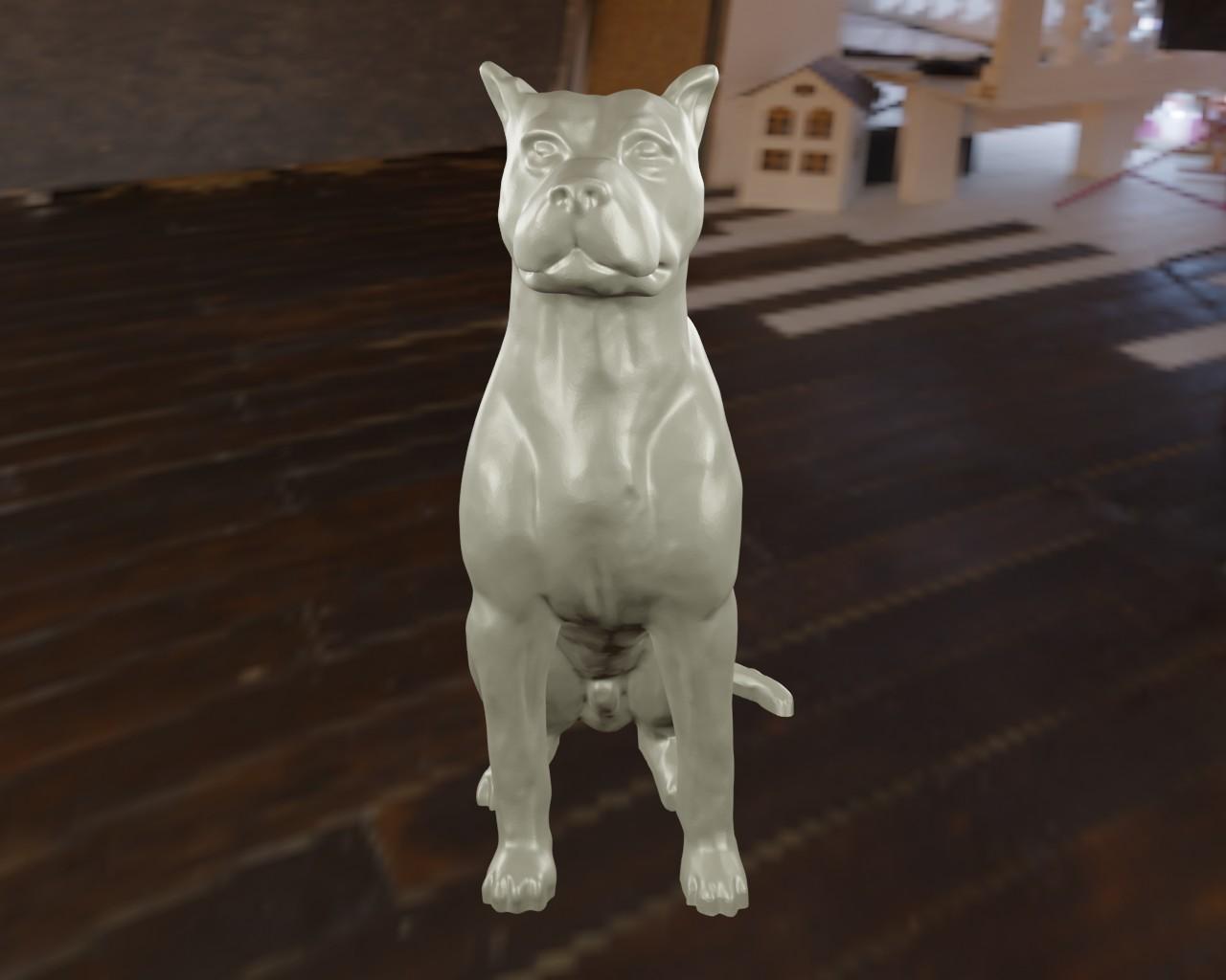 American Staffordshire Terrier 3d model