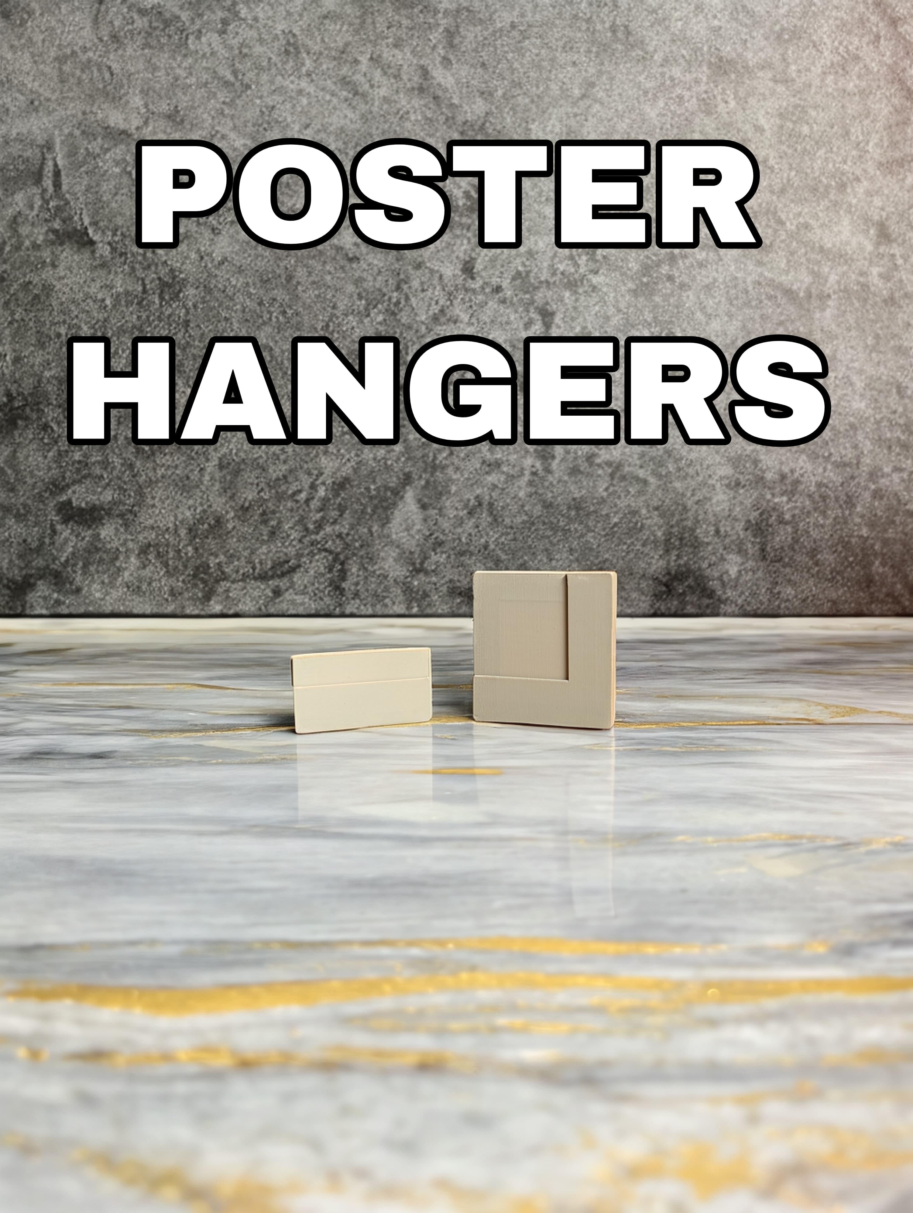 Poster Hangers 3d model