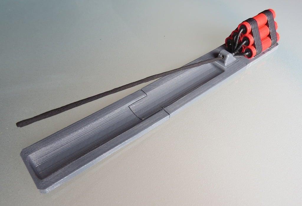 Incense Holder - Explosive Dynamite 3d model