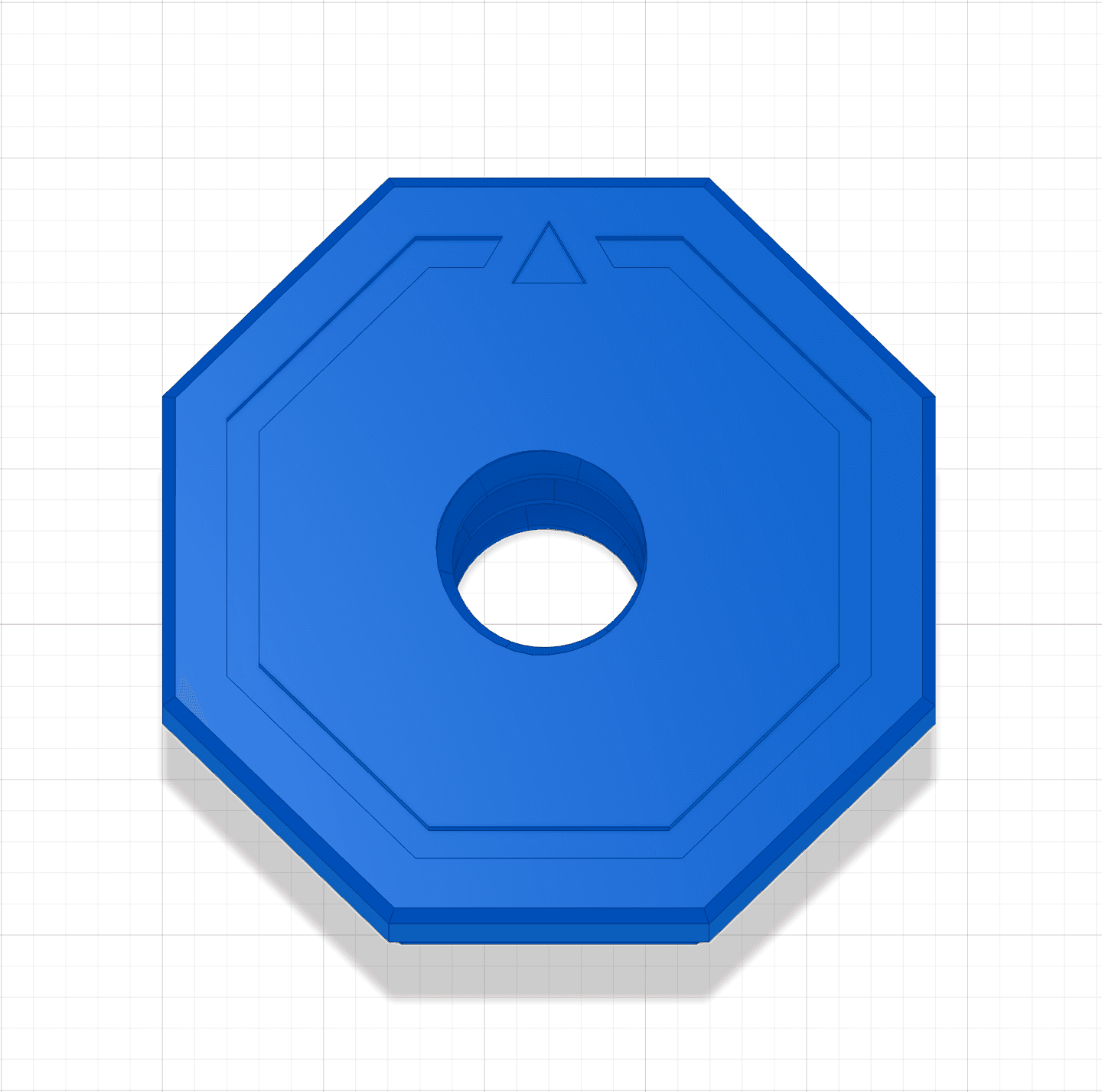 Weight-Bearing Directional Snap With Small Thread 3d model