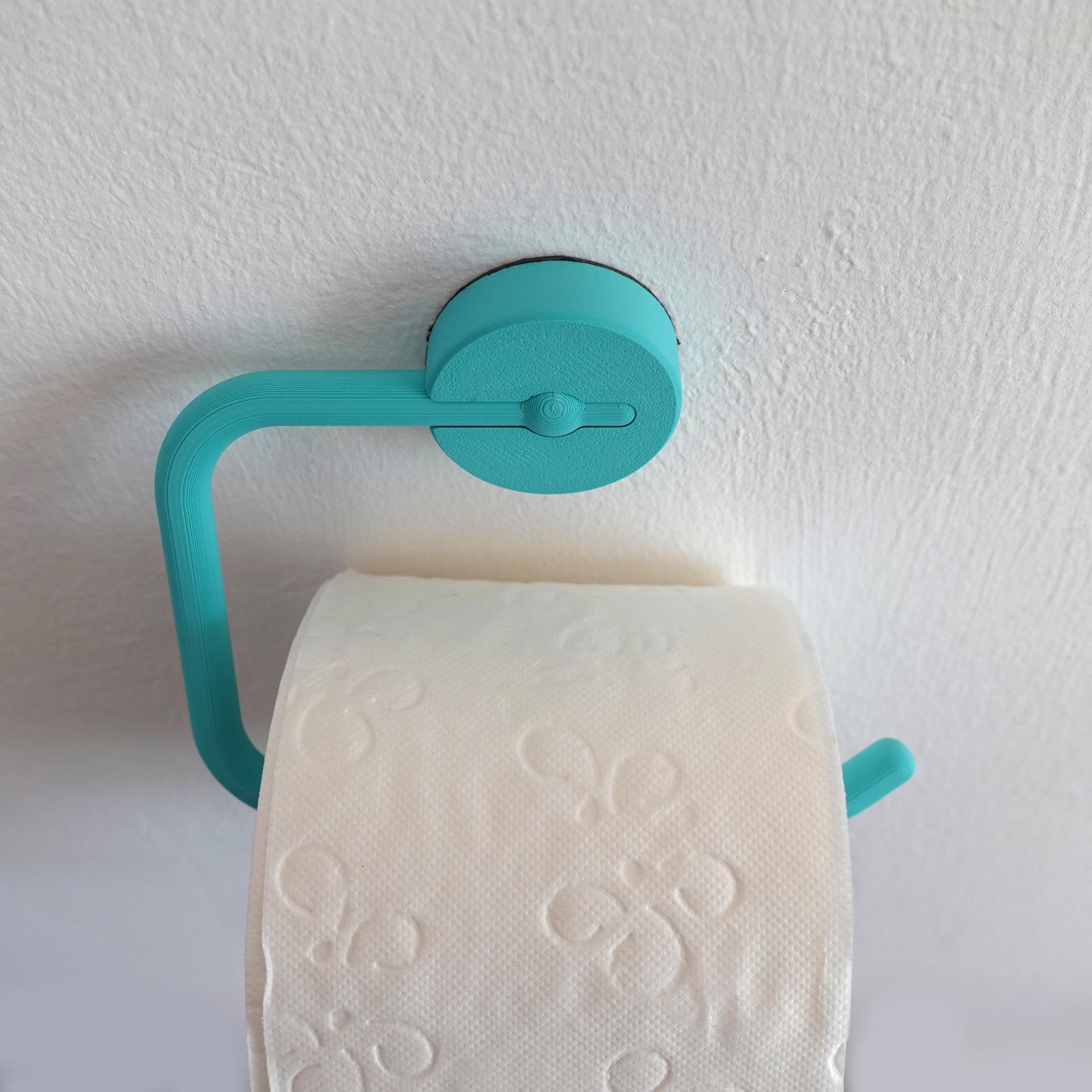 Toilet paper holder print-in-place 3d model