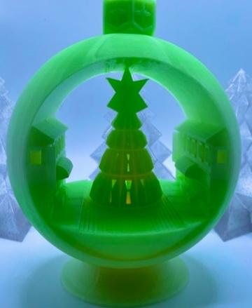 Snowglobe Votive Ornament  3d model