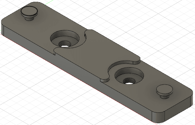 Multiboard Ryobi BCL14181H charger 13mm Flat T-bolt mounting bracket 3d model