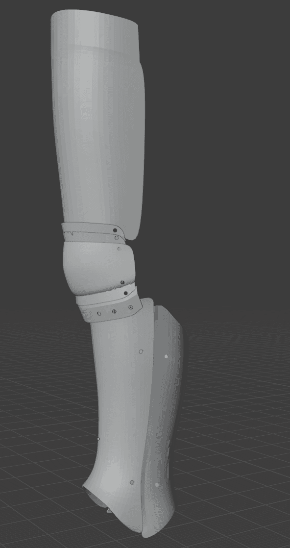 Platelegs, Greaves, Poleyn, Cuisse 3d model