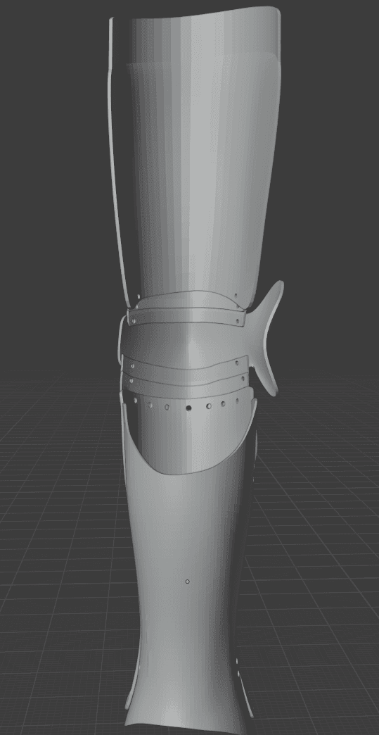 Platelegs, Greaves, Poleyn, Cuisse 3d model