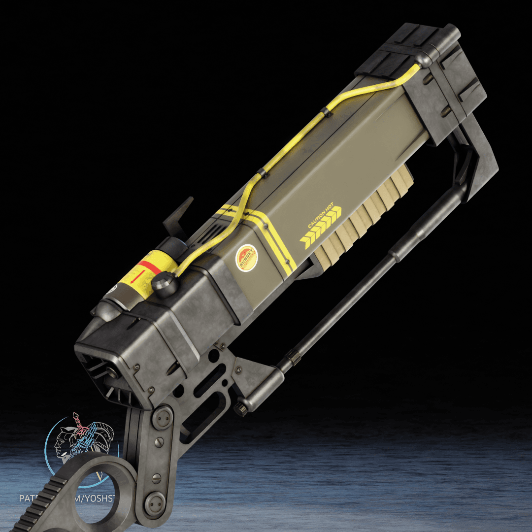 Laser Blaster Fallout 3D Printer File STL 3d model