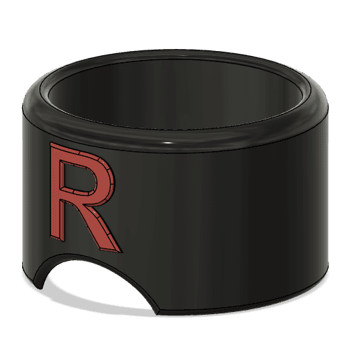 Team Rocket Ball Can Cup - Segmented for Multi-Color 3d model