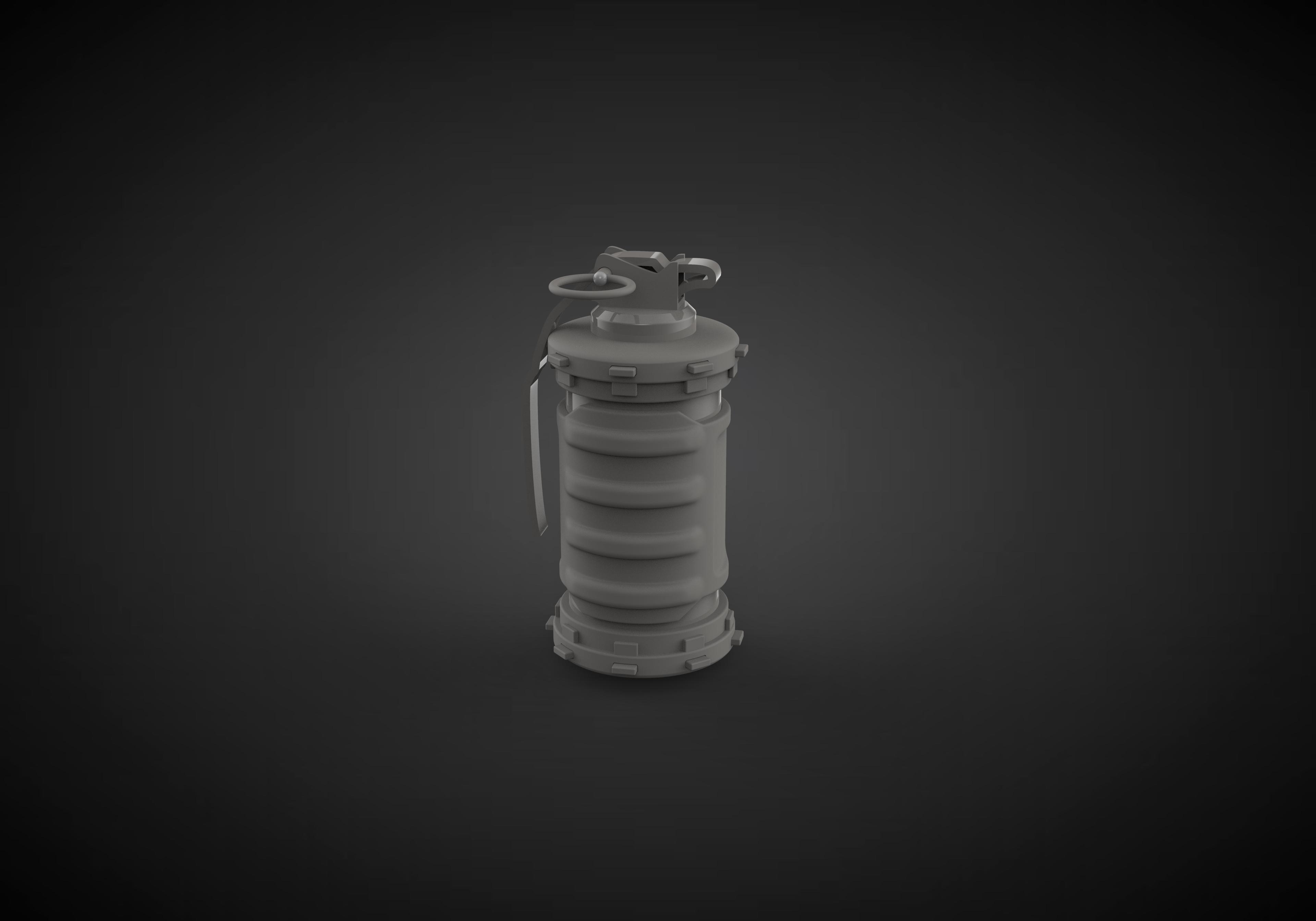 Helldivers 2 - G12 G-12 High Explosive Grenade - High Quality 3d Print Model!  3d model