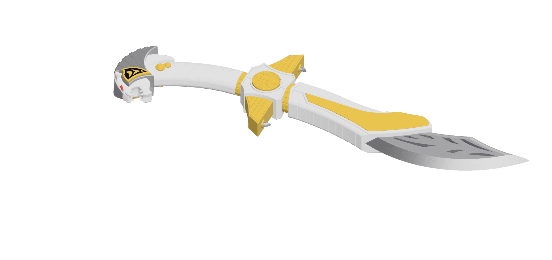 White Ranger Tiger Sword / SABA - Mighty Morphin Power Rangers 3d model