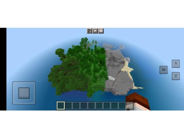 Minecraft Yin Yang Island 3d model