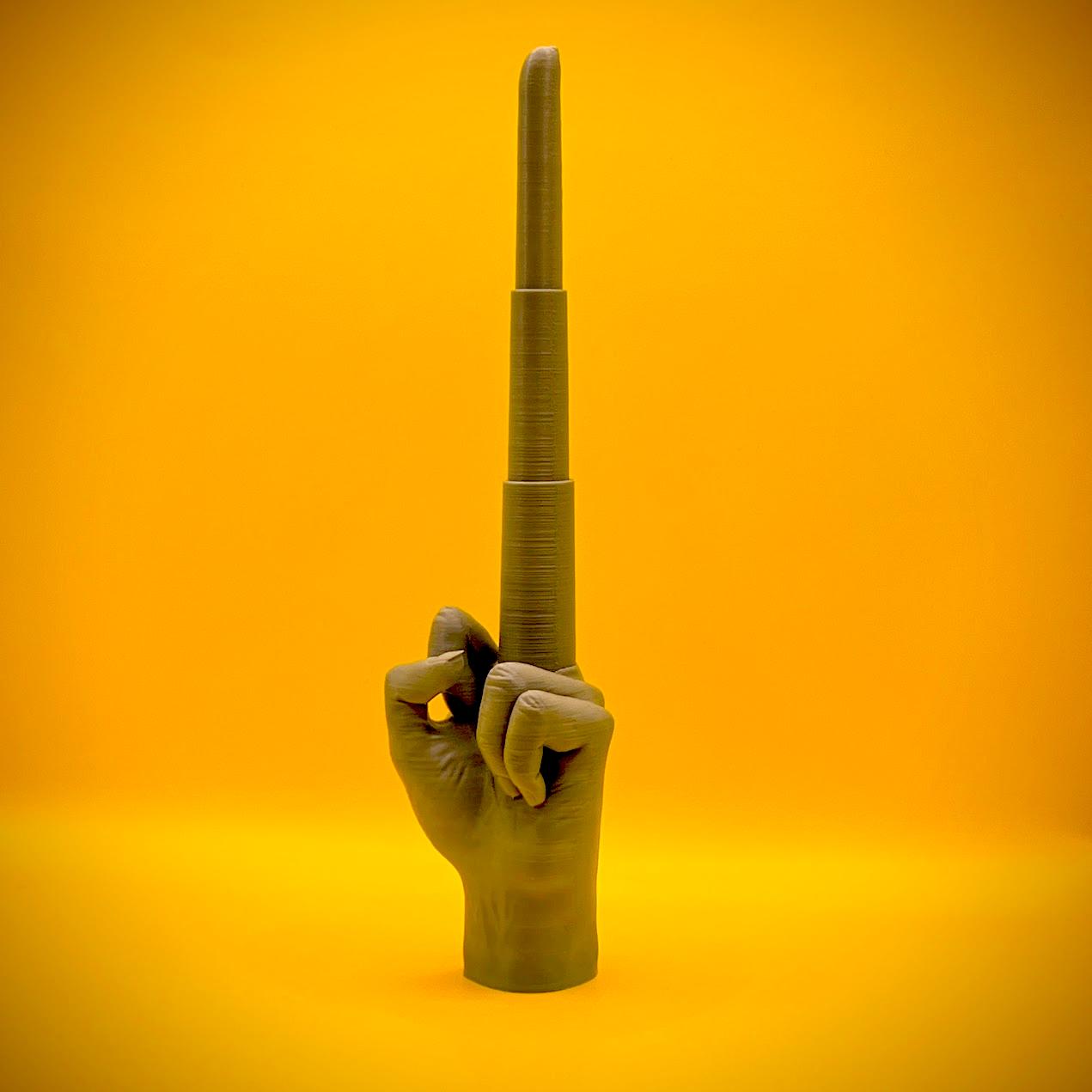 Collapsing Middle-Finger 3d model