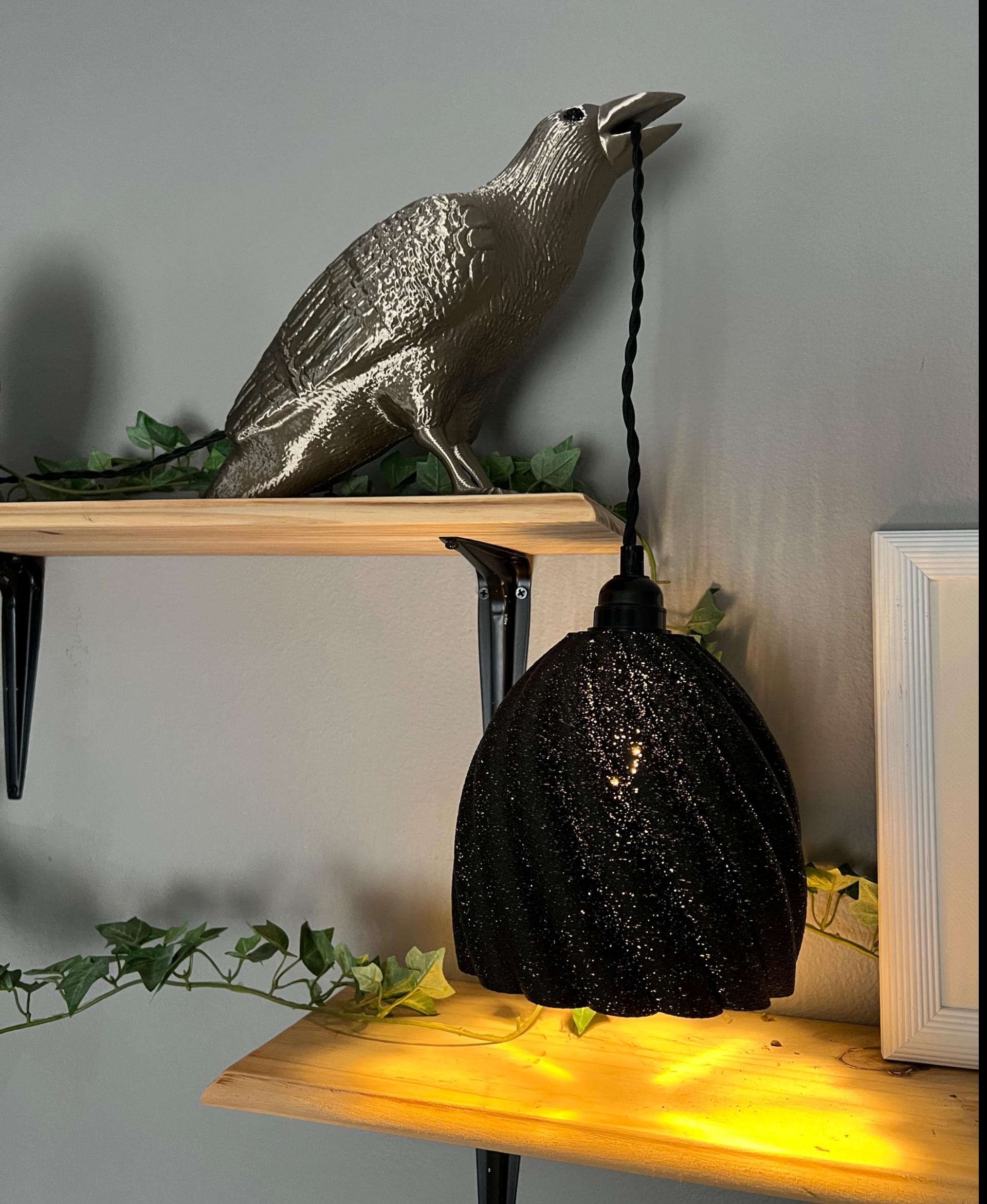 Raven Lamp Sculpture / No Supports 3d model