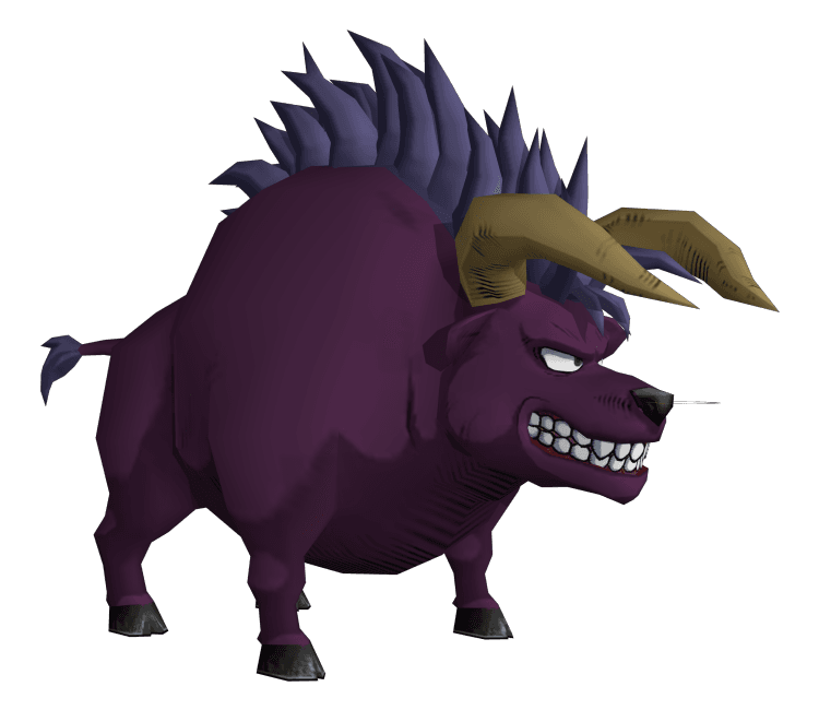 Dragon Ball Oolong Bull 3d model