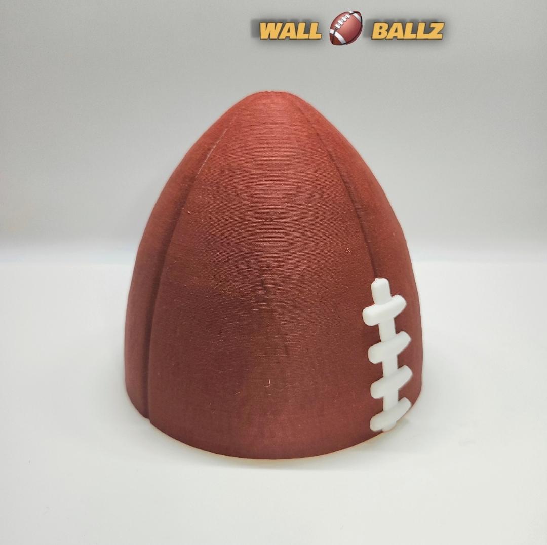 Decorative Hanging Lifesize American Football Half v1 Pop-Out 3D Art :: WALL BALLZ 3d model