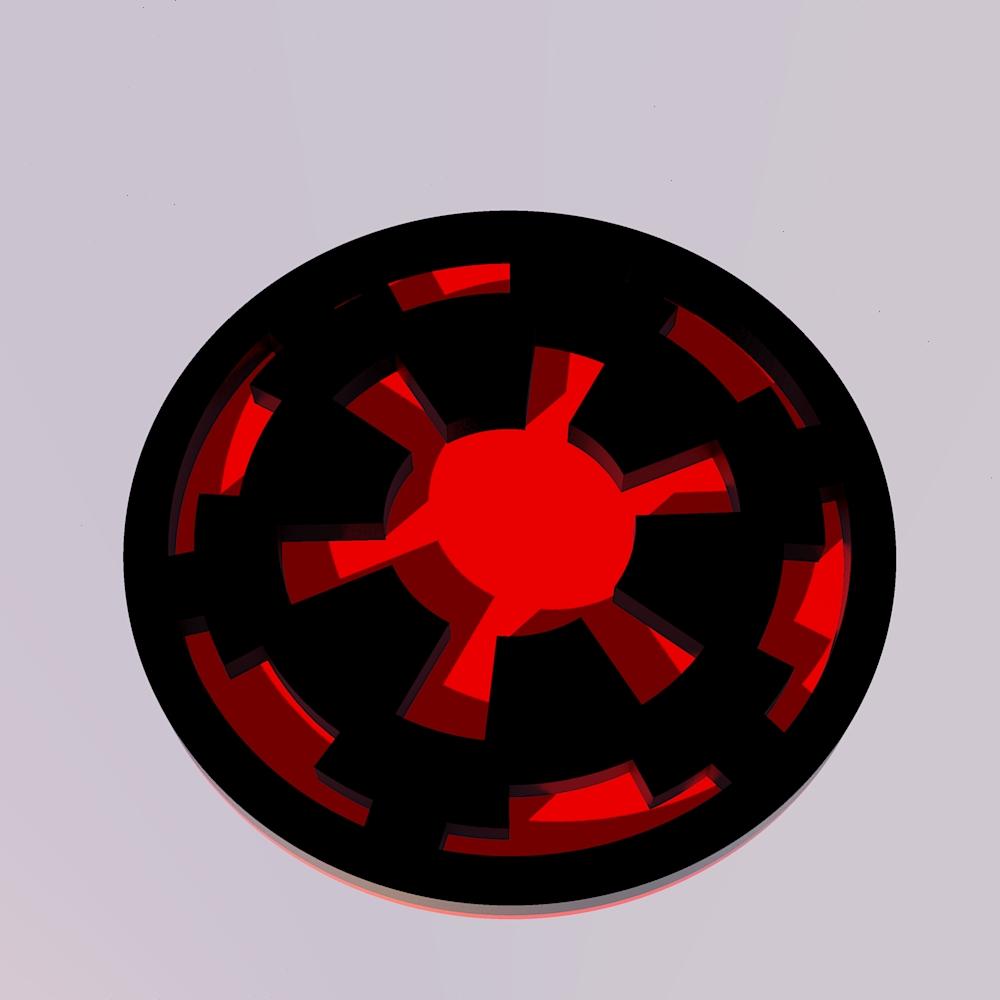 Galactic Empire Logo 3d model
