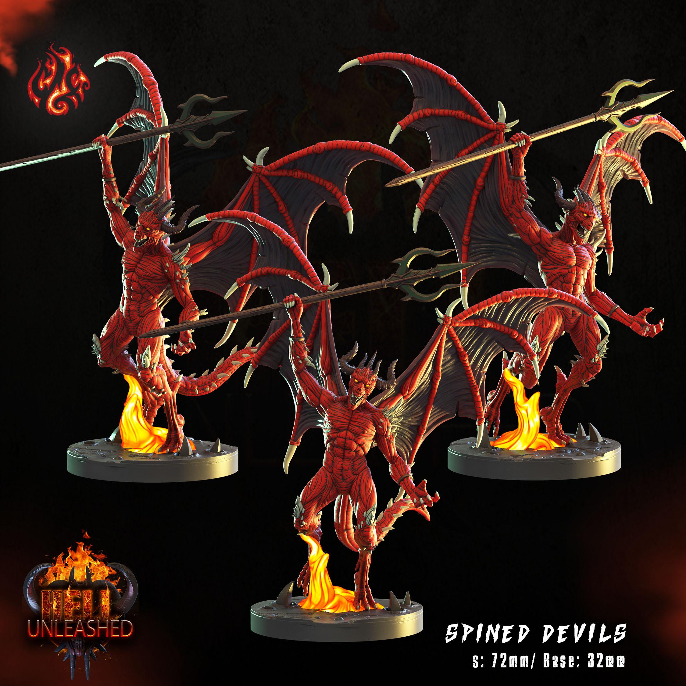 Spined Devils 3d model