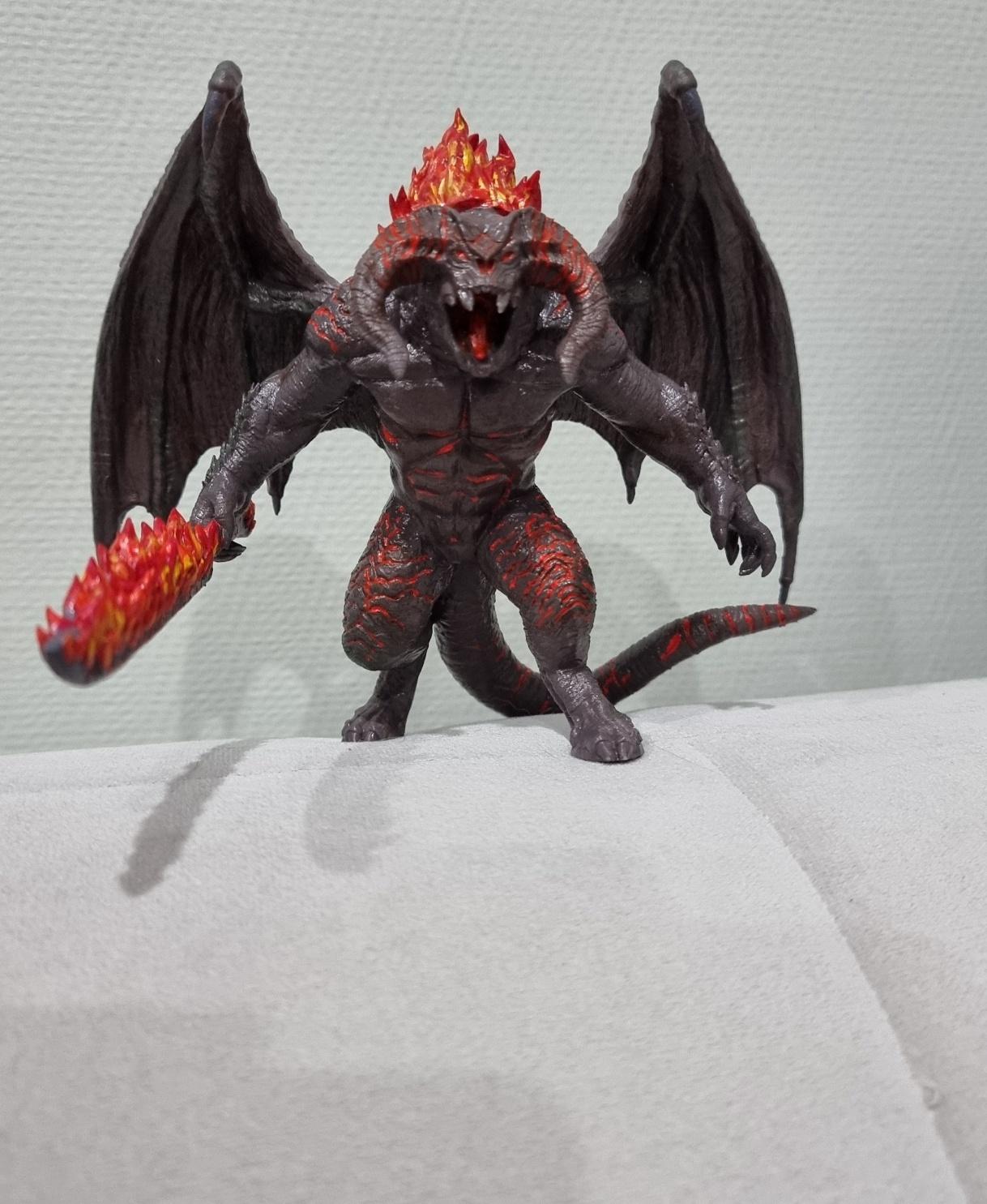 Balrog Figure - Lord of the Rings (Pre-Supported) 3d model