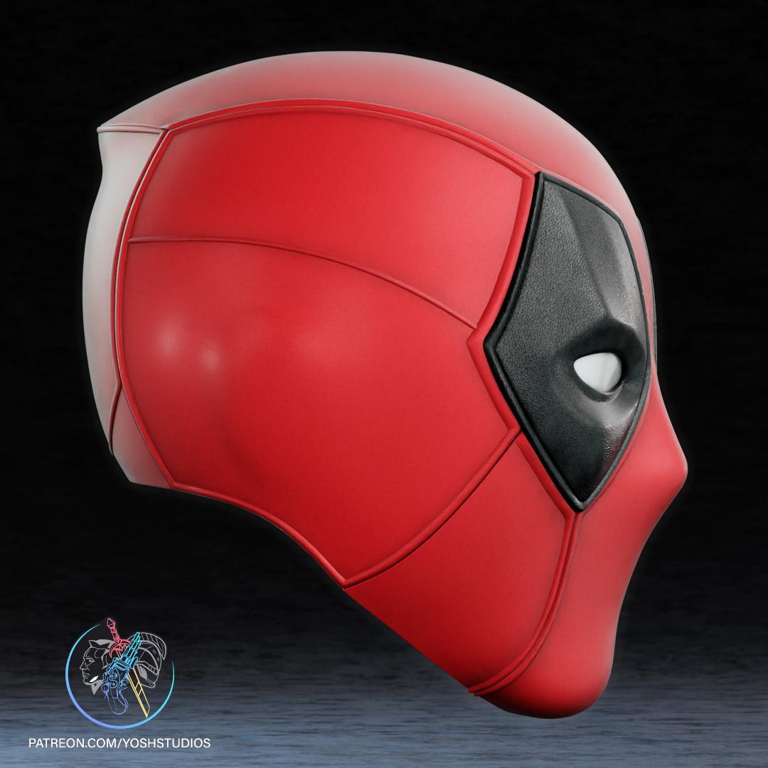 Deadpool 3 Mask 3D Printer File STL 3d model
