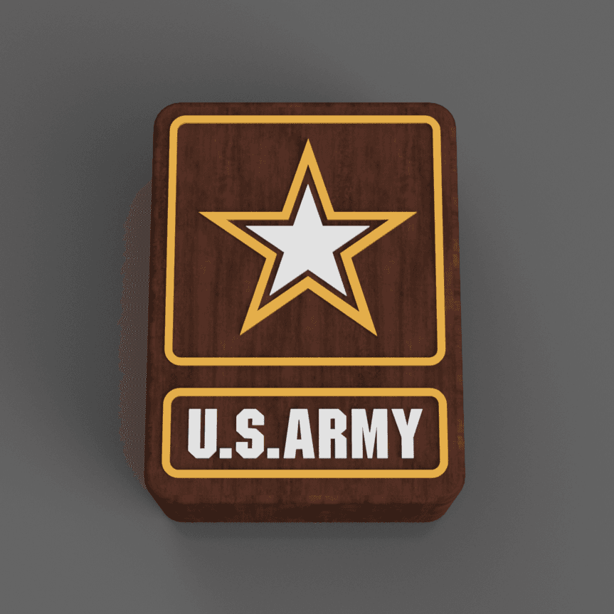 US Army Box 3d model