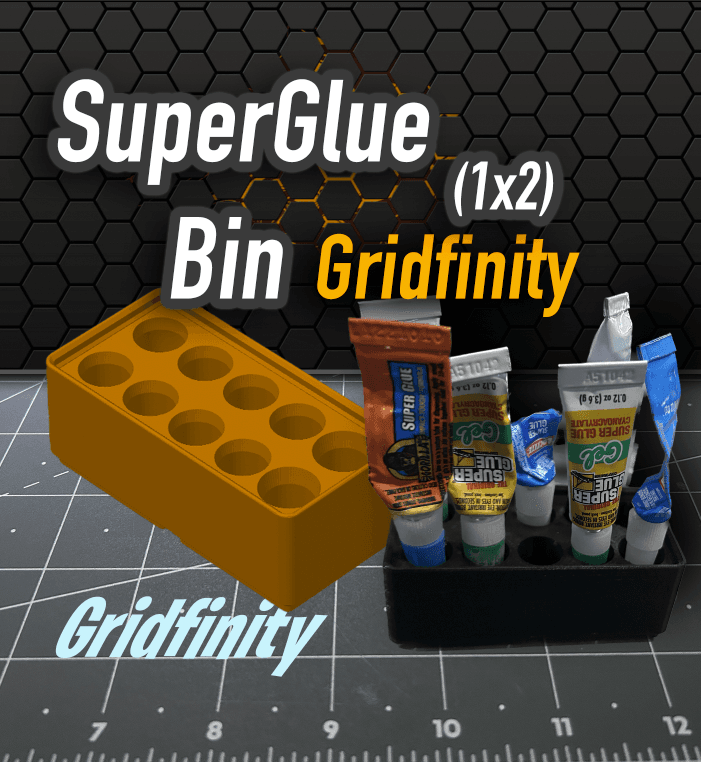 SuperGlue Gridfinity 3d model