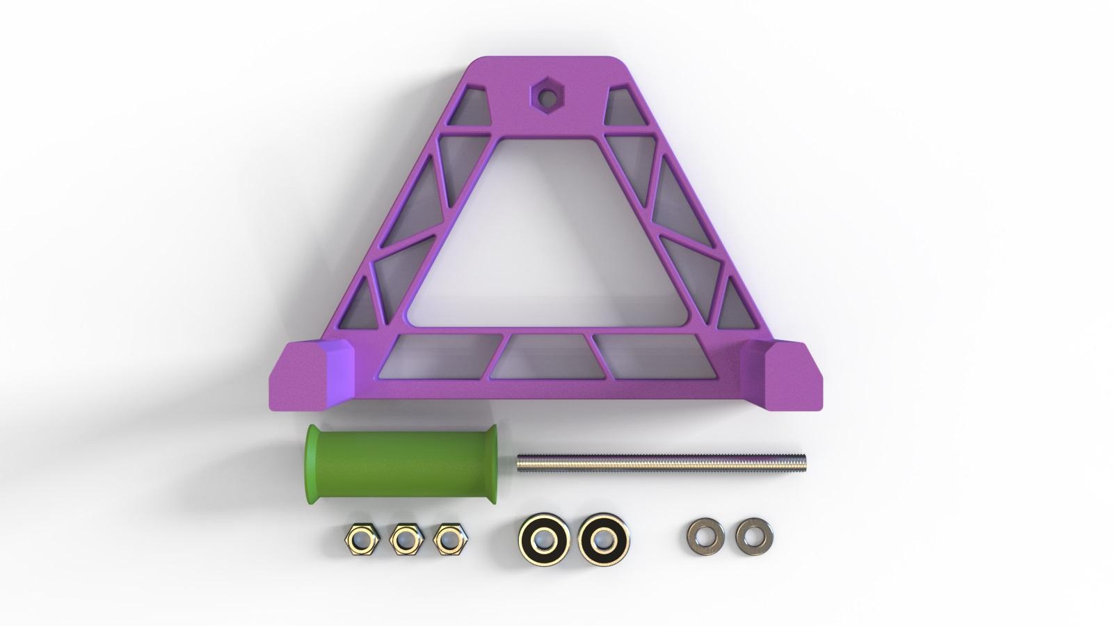 Triangle Spool holder 3d model