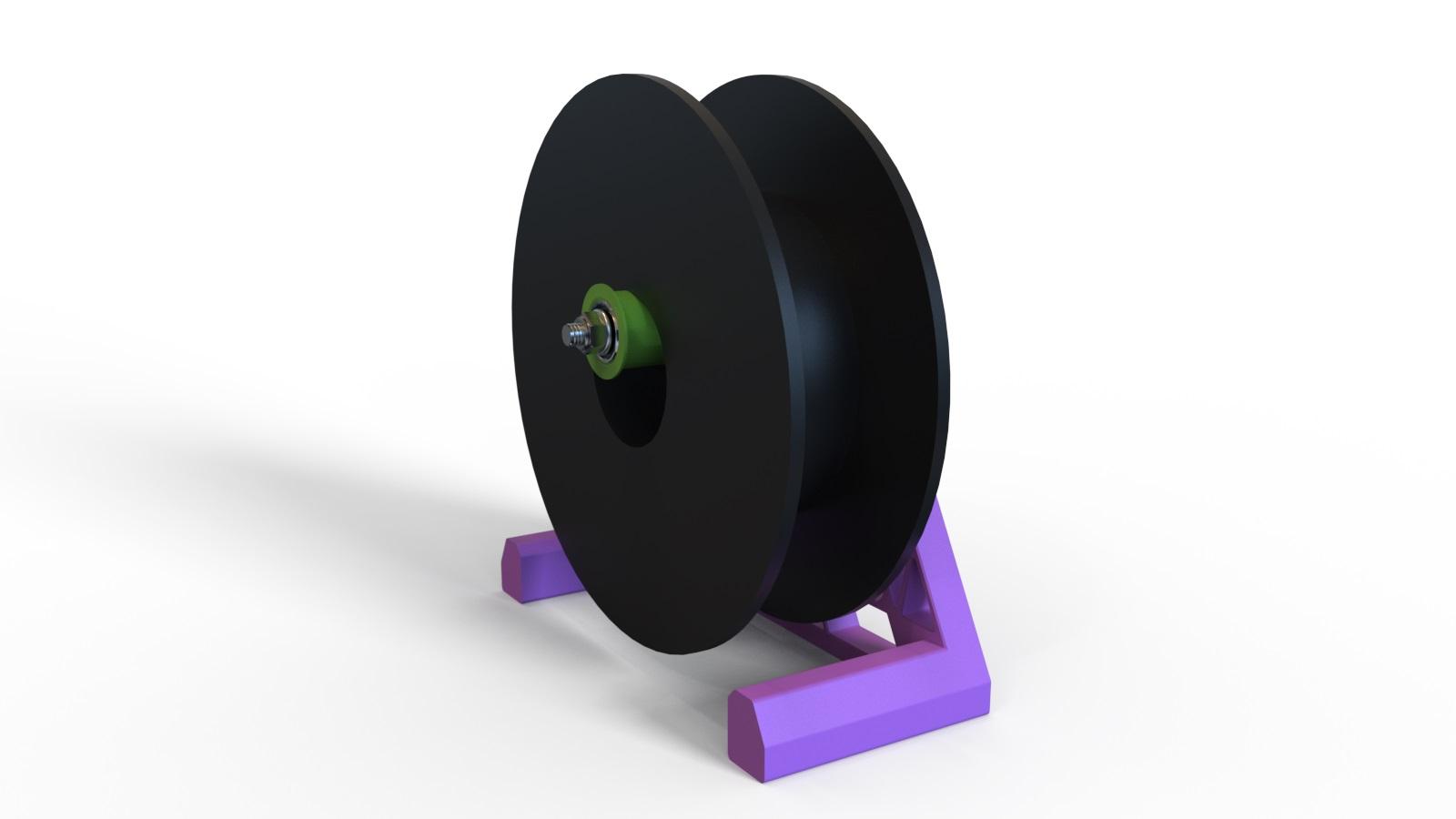 Triangle Spool holder 3d model