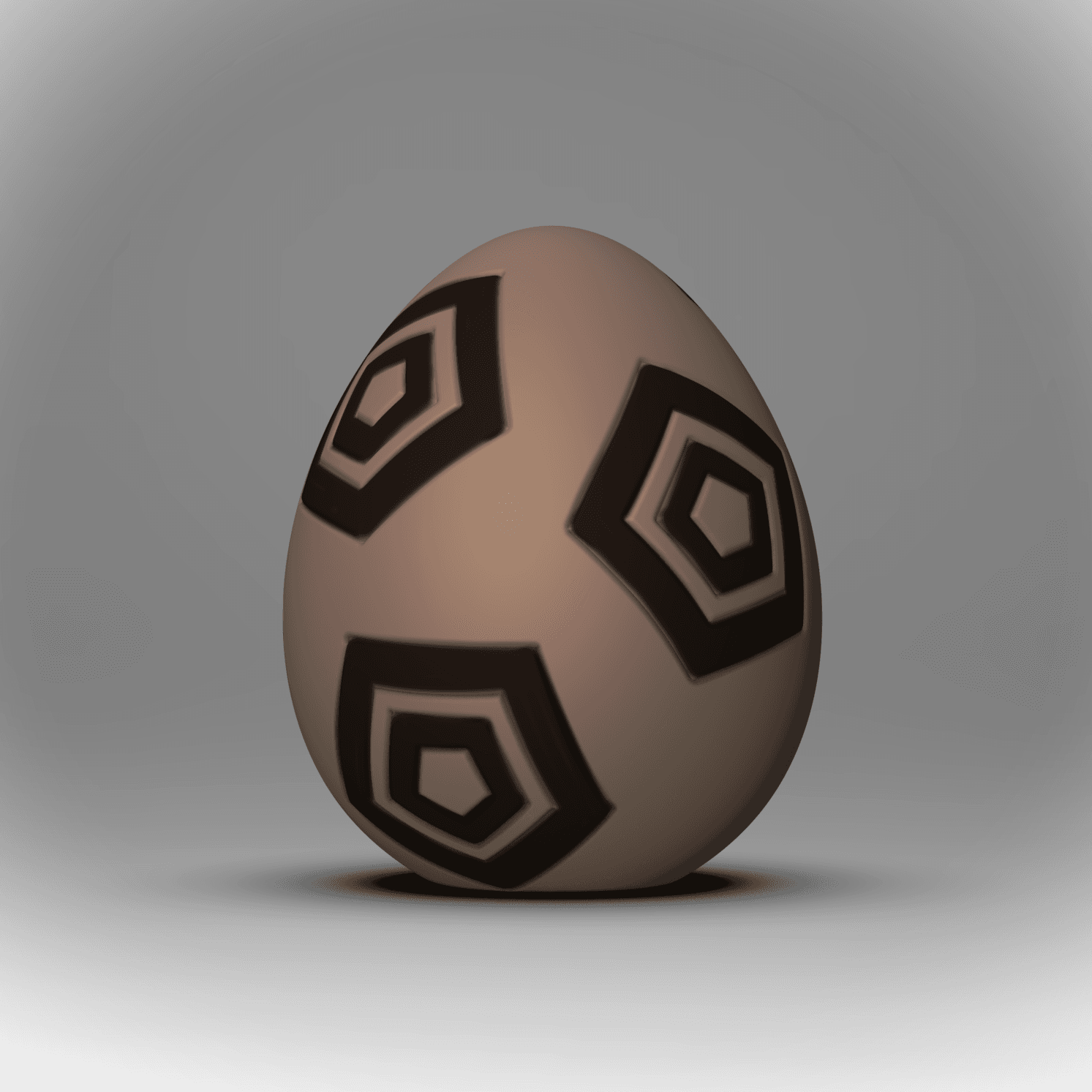Rocky Egg Bank/Container  3d model