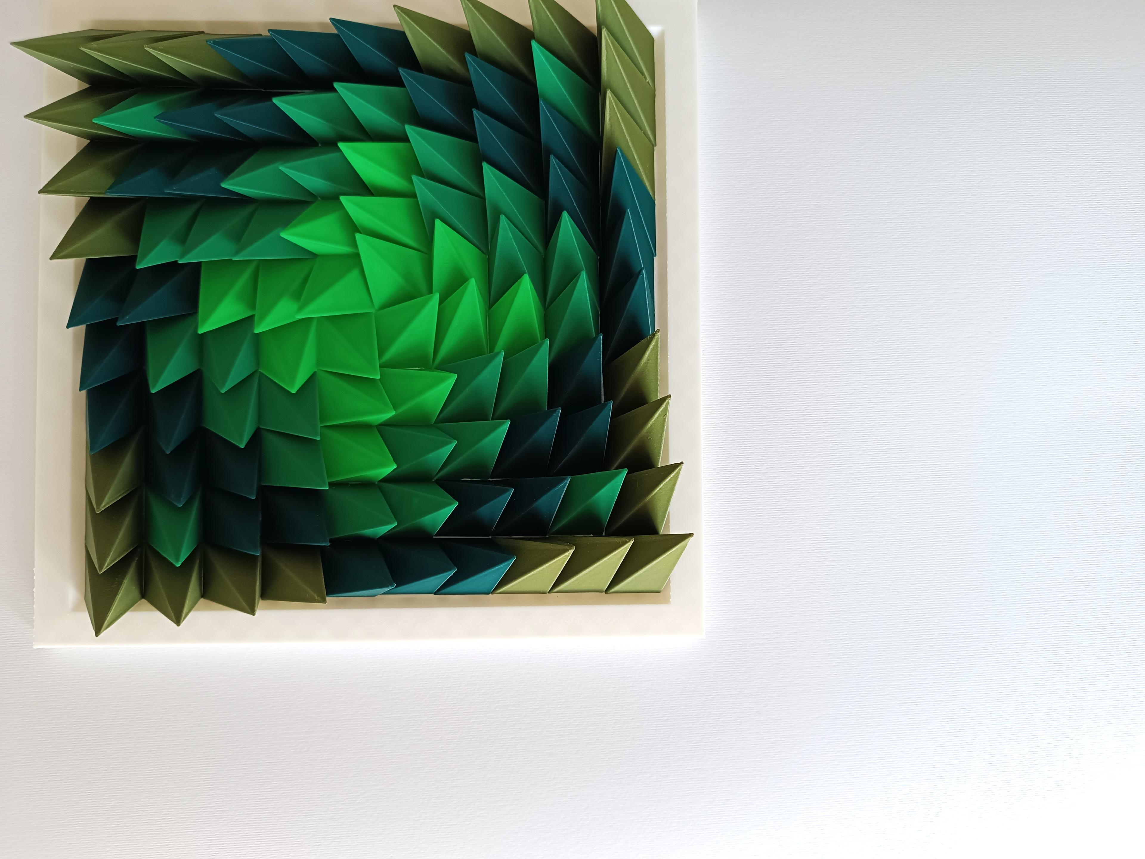  3D Wall Sculpture, The Valley 3d model