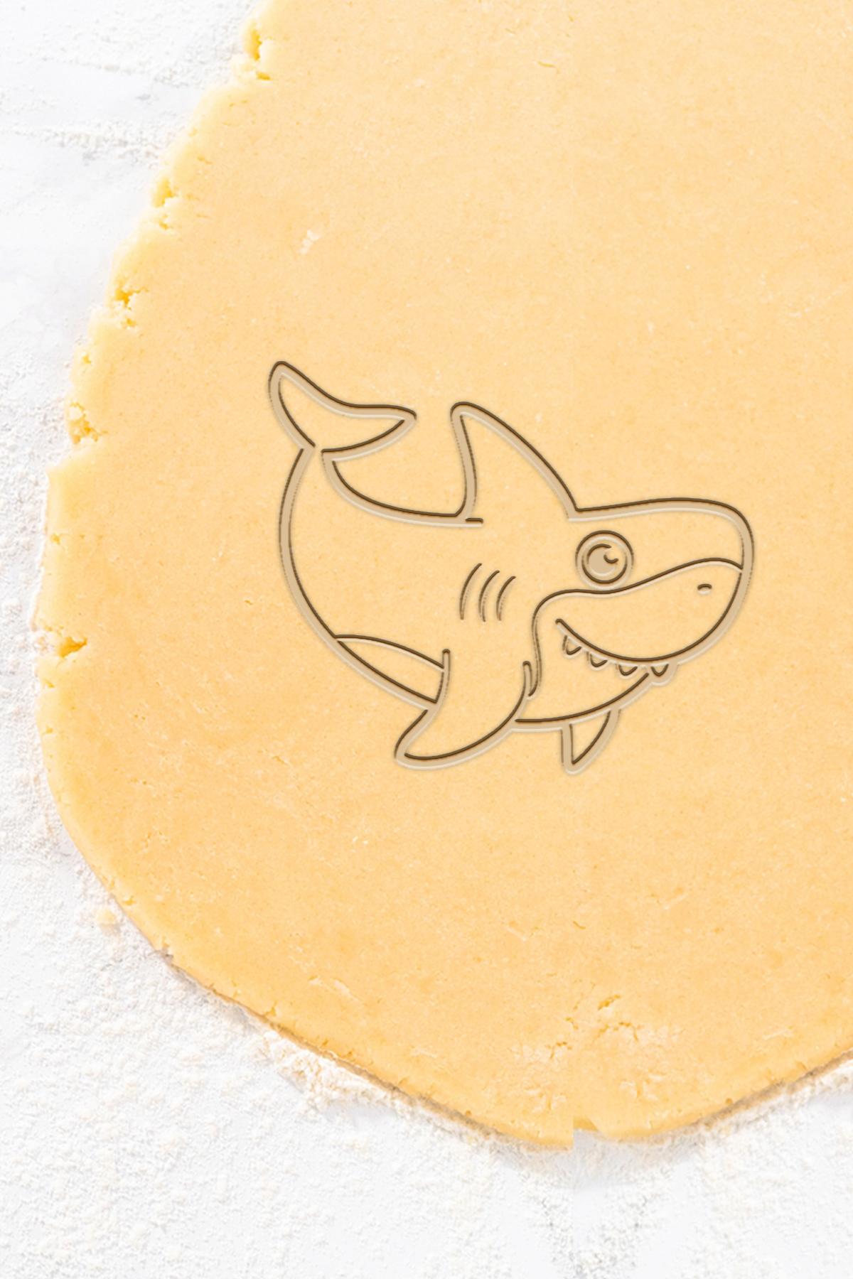 Shark Cookie Cutter, Biscuit Cutter 3d model