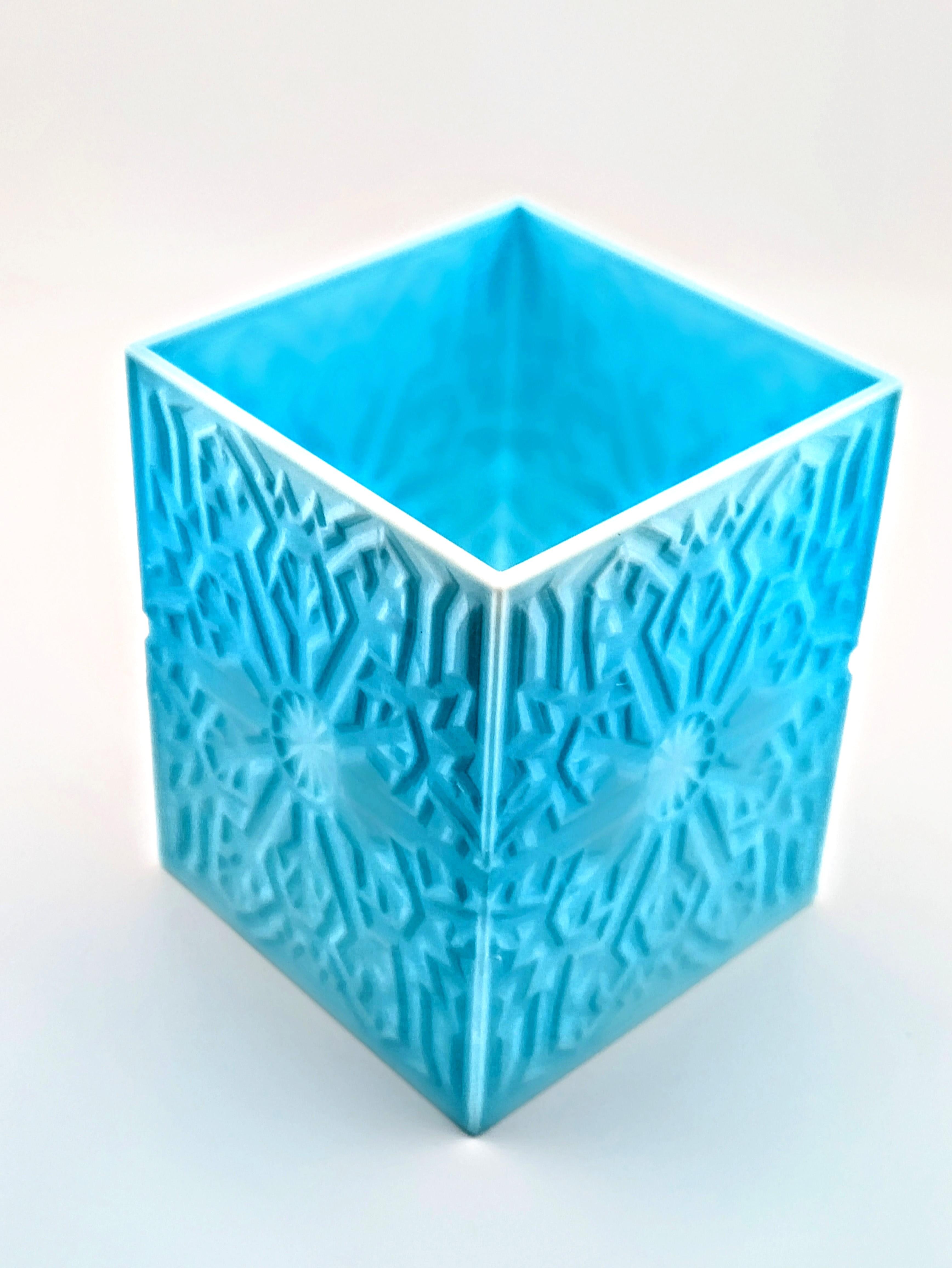 Frosted Vase (Square) 3d model