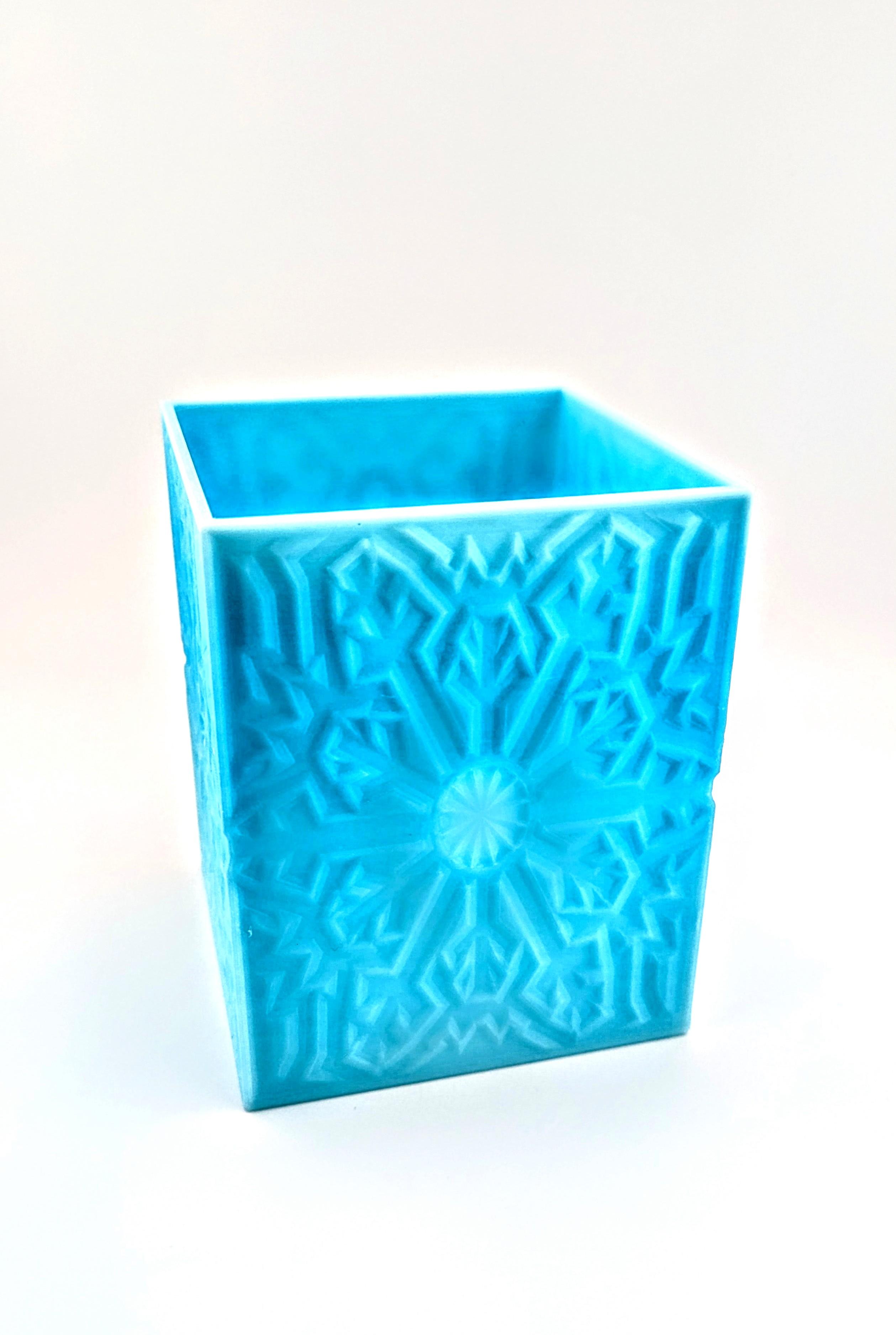 Frosted Vase (Square) 3d model