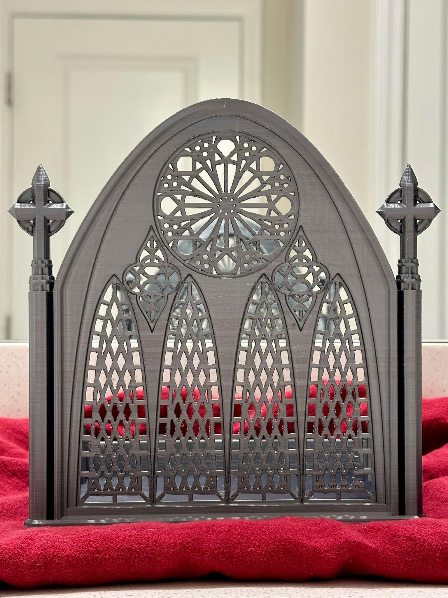 Gothic Cathedral Trinket Tray 3d model