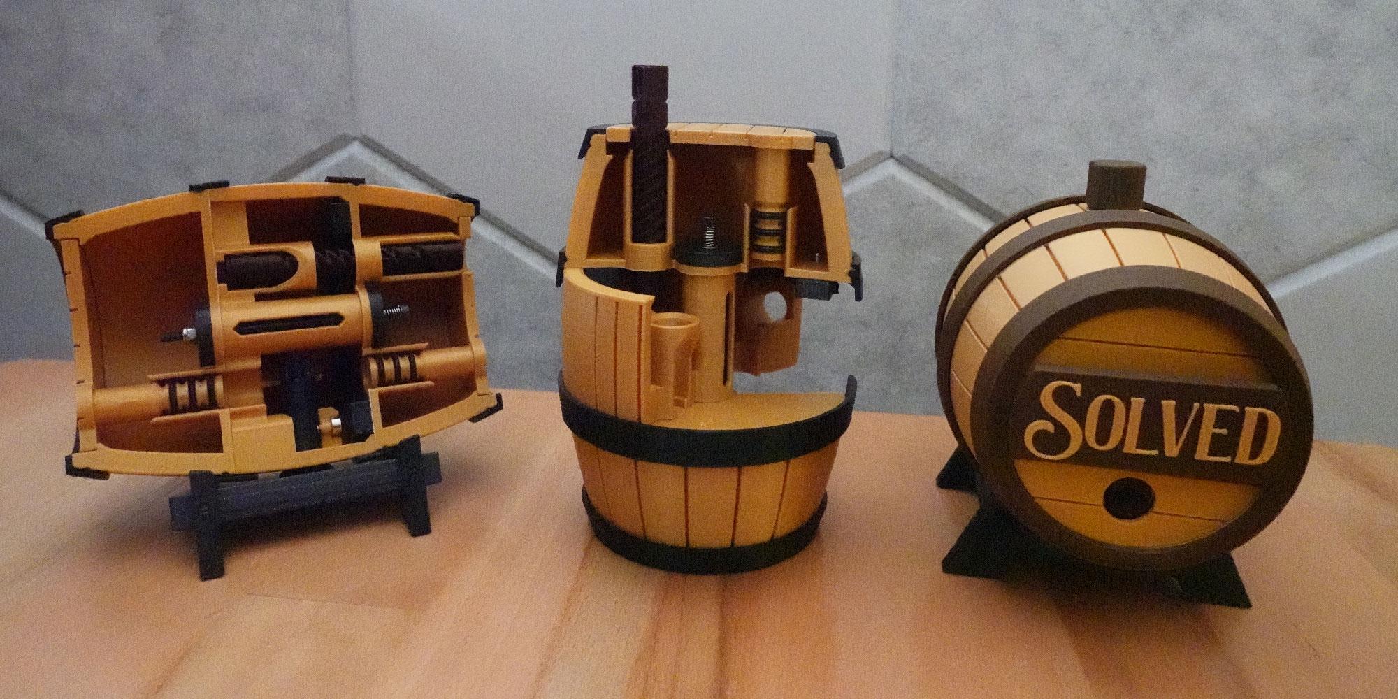 Barrel Cooper's Puzzle Box - Display 3d model