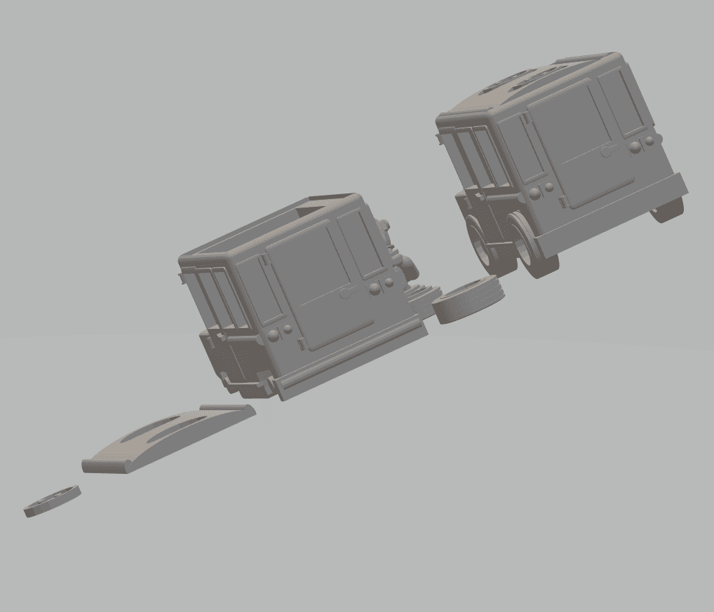 FHW: Stellar Coalition Corps Troop Carrier bus 3d model