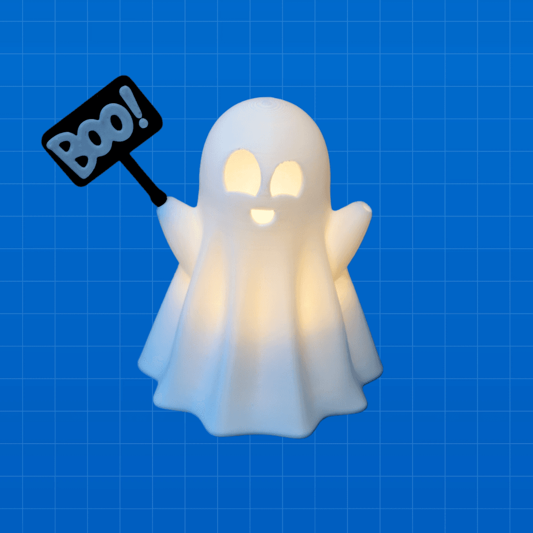 Happy Ghost Lamp 3d model