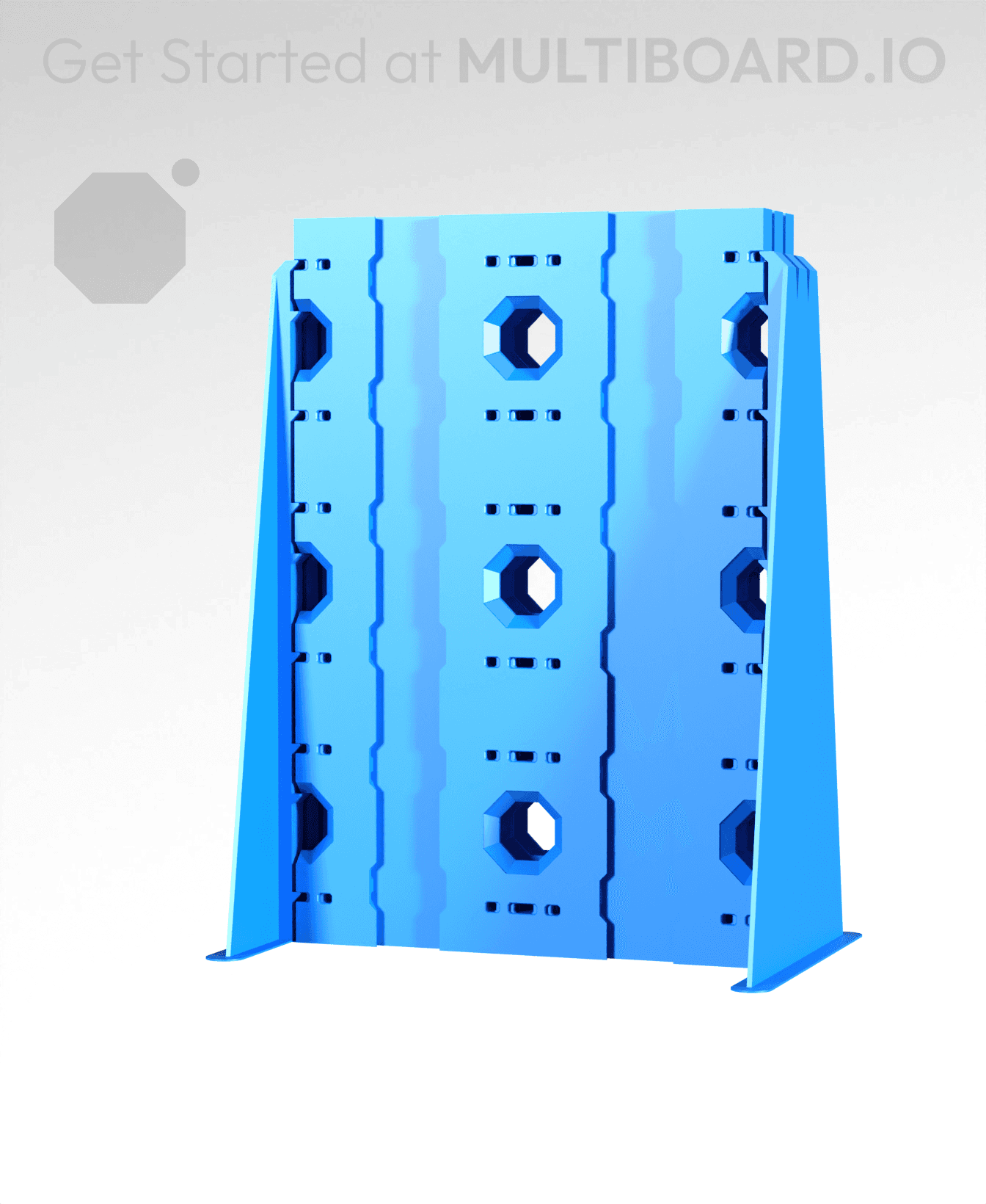 2x3 - 3x Stack - Double-Sided Multipoint Plate 3d model