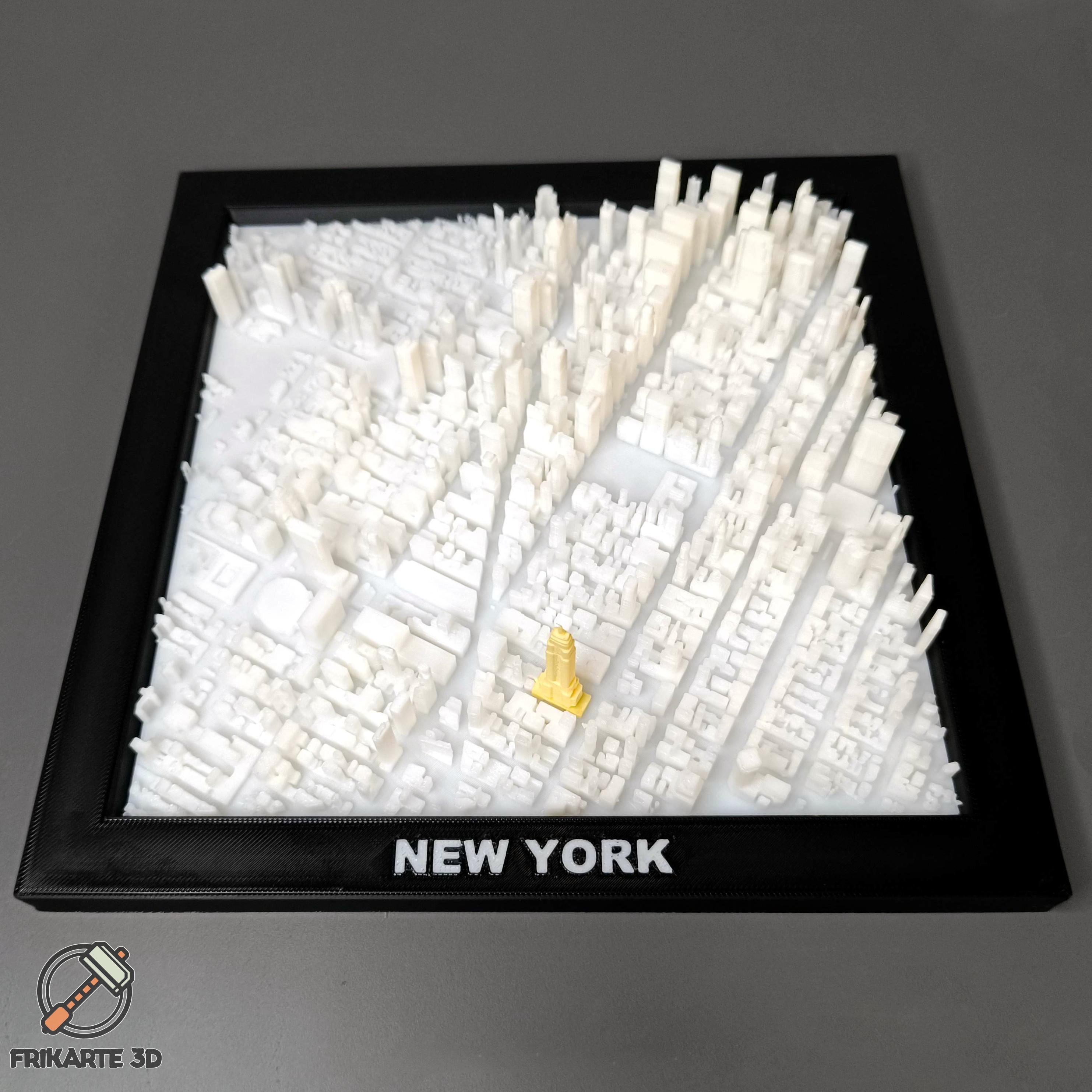 New York Landmarks 3D City Map 3d model