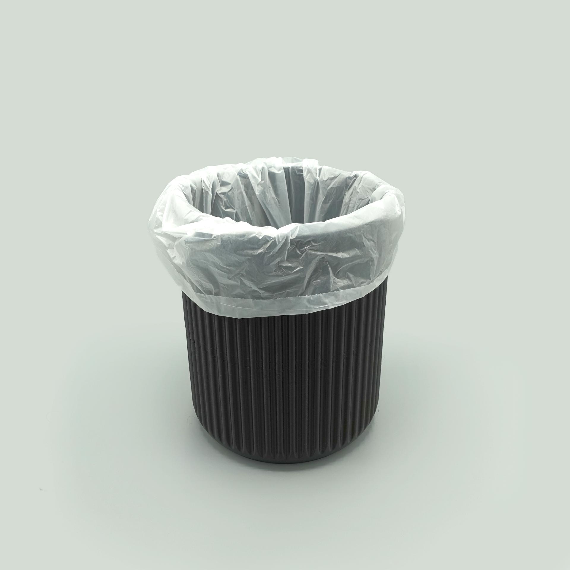 Trash can with swing lid 3d model