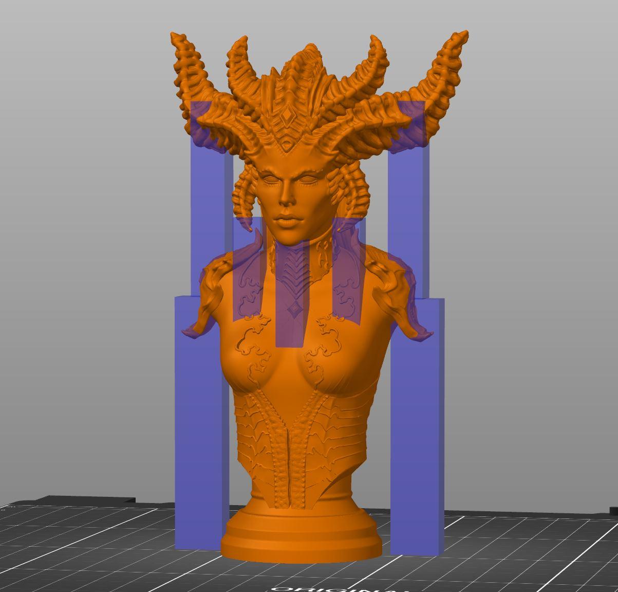 Lilith Bust *Old Version* (Pre-Supported) 3d model
