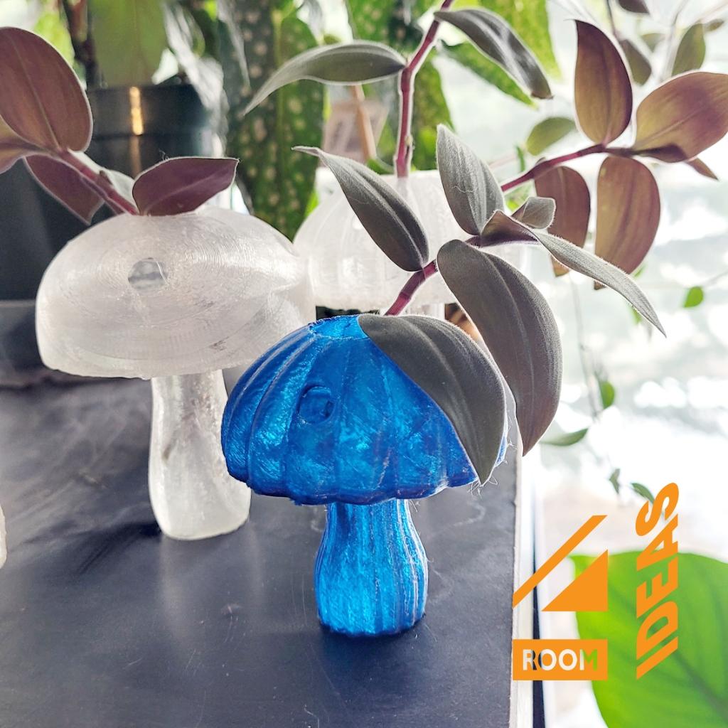 Mushroom Propagation Vase Set 3d model