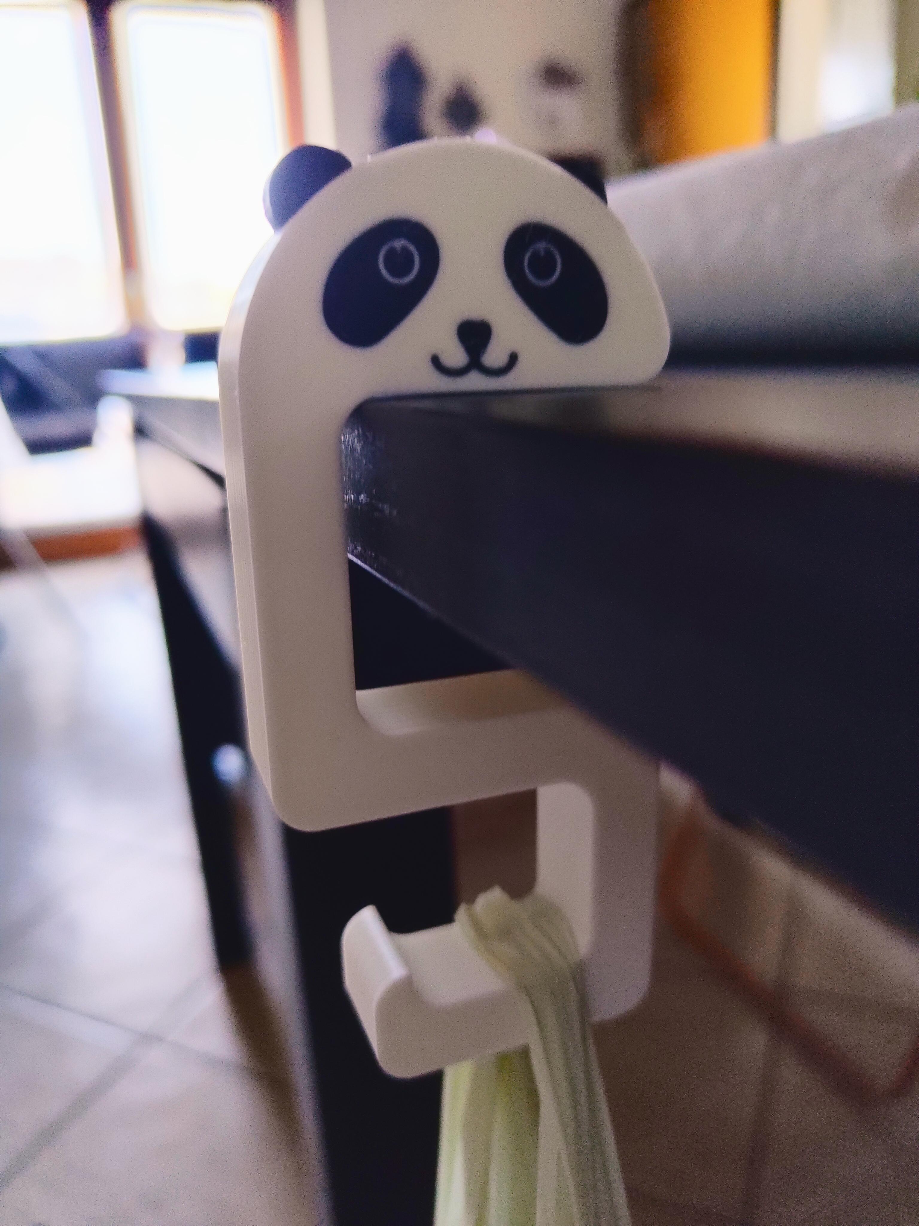 Panda Bag Hook 3d model