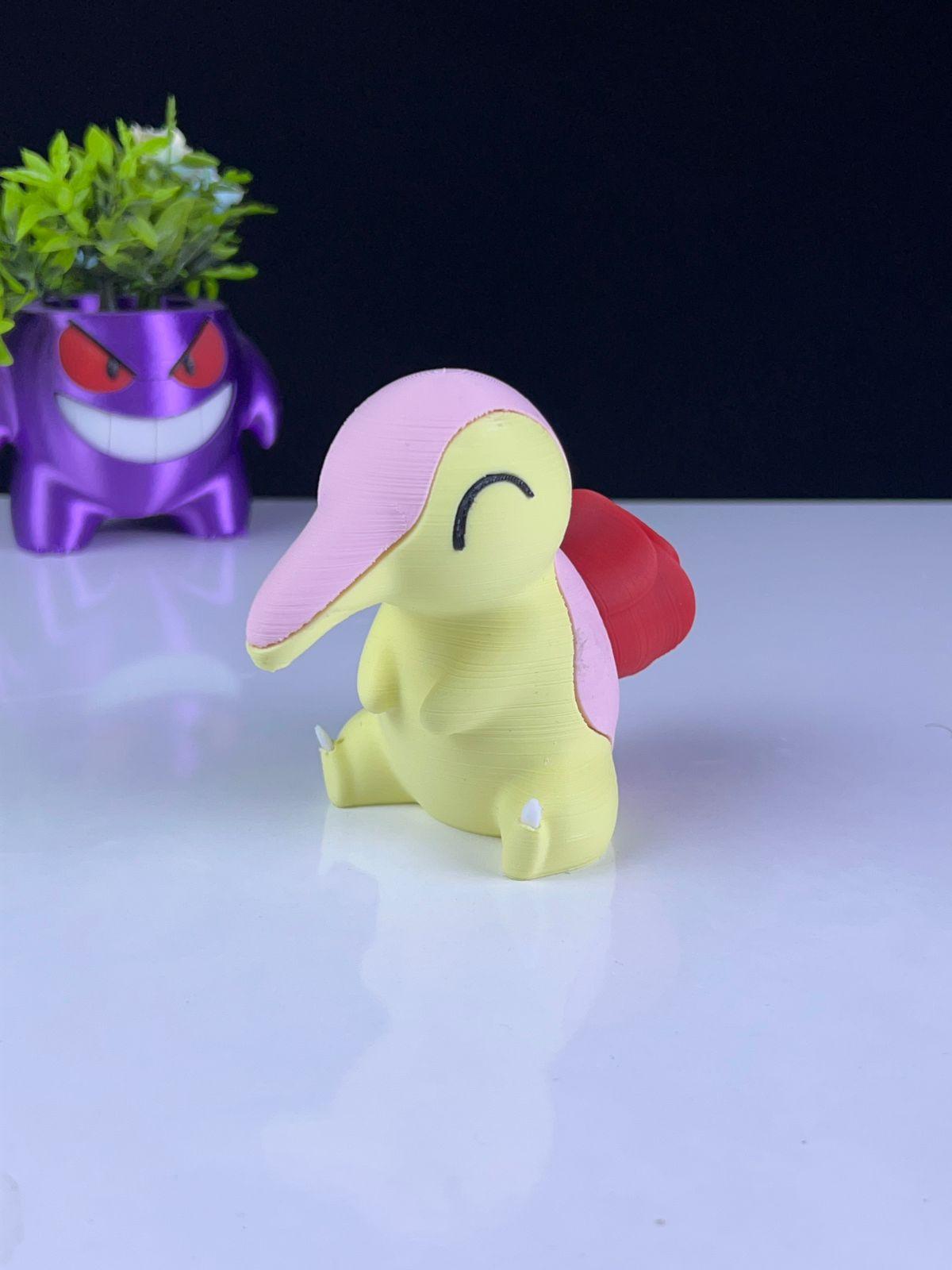 Floral Cyndaquil Gift for your Wife / Husband  3d model