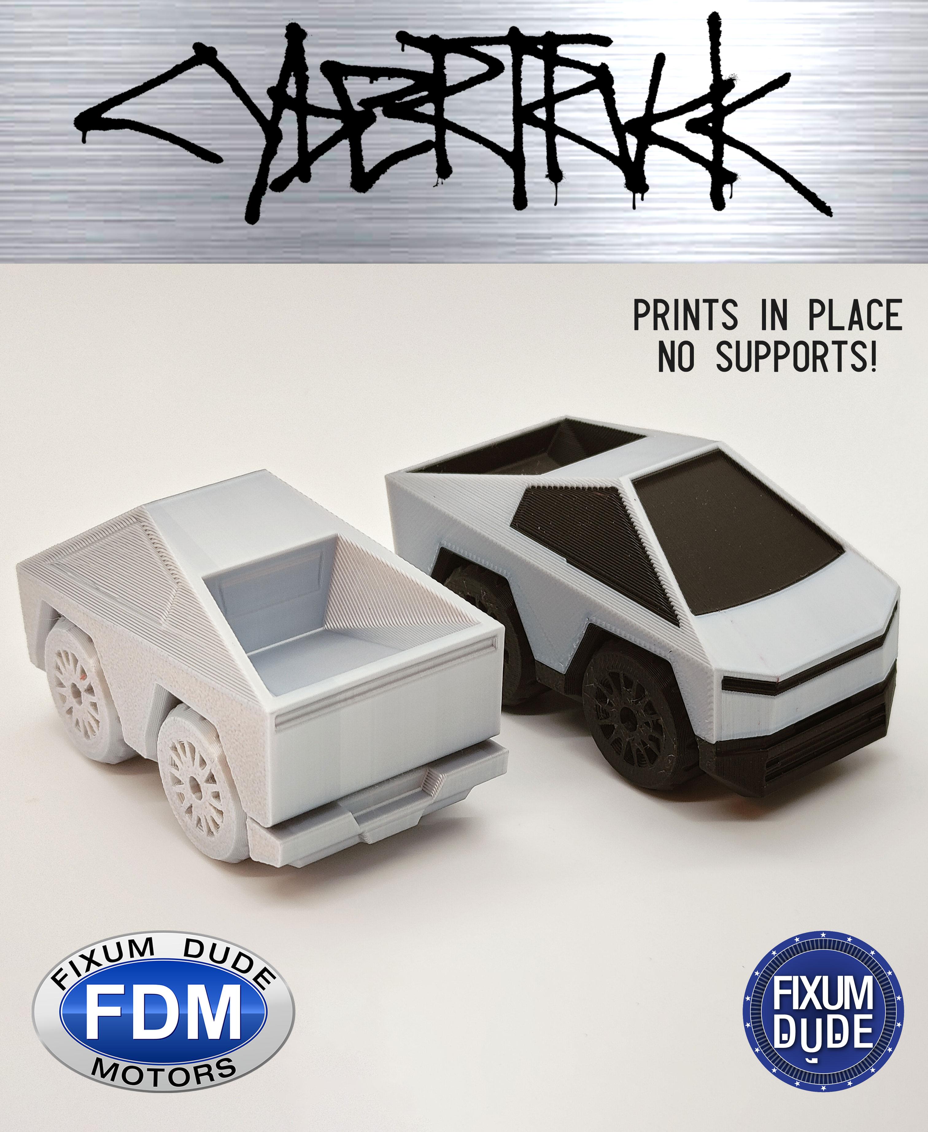 Fixum Dude Motors PiP Tesla Cybertruck 3d model