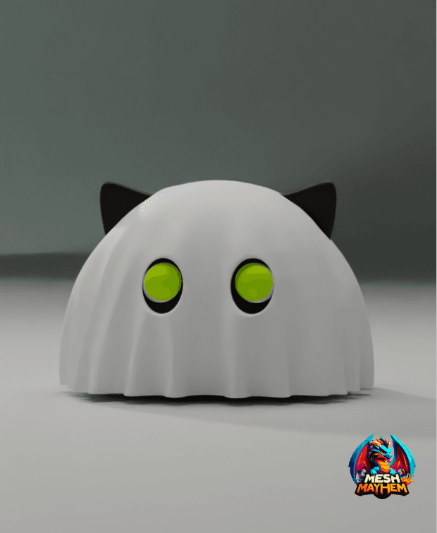 Ghost Kitten by Mesh Mayhem 3d model