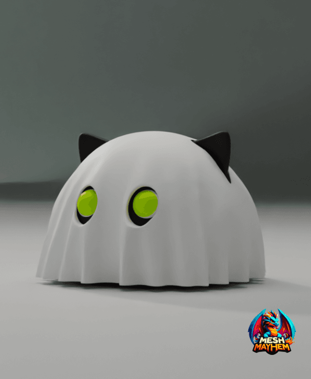 Ghost Kitten by Mesh Mayhem 3d model