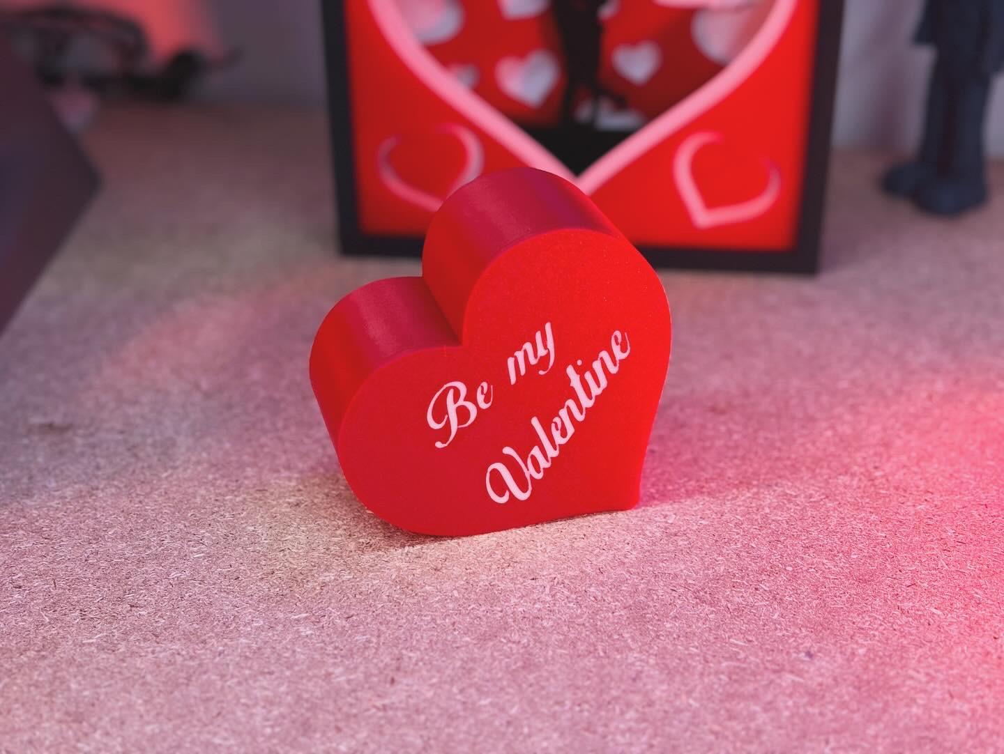Be my Valentine Forever - Heart Shape Gift Box - AMS #valentines 3d model