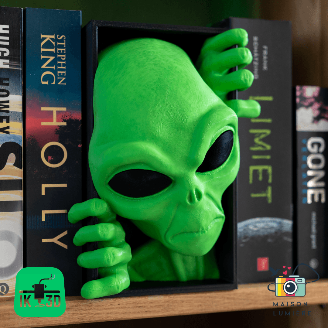 Alien Book Nook / Multi Parts  3d model