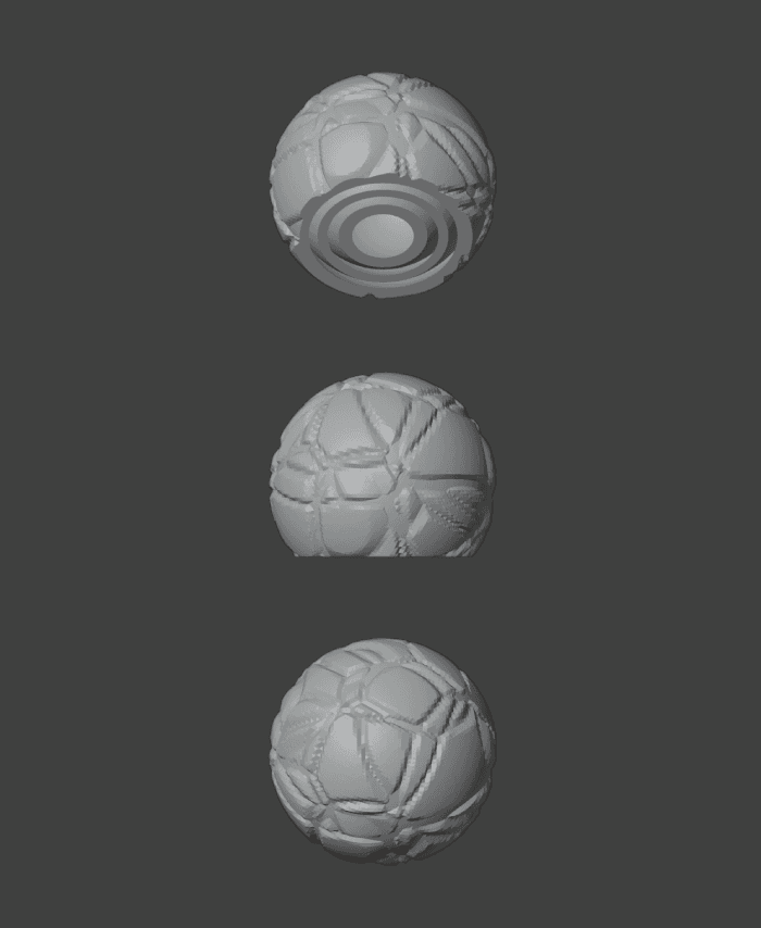 Fidget Orb Ball ( Plate Pattern ) 3d model